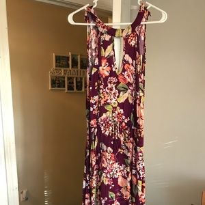 Floral maxi dress